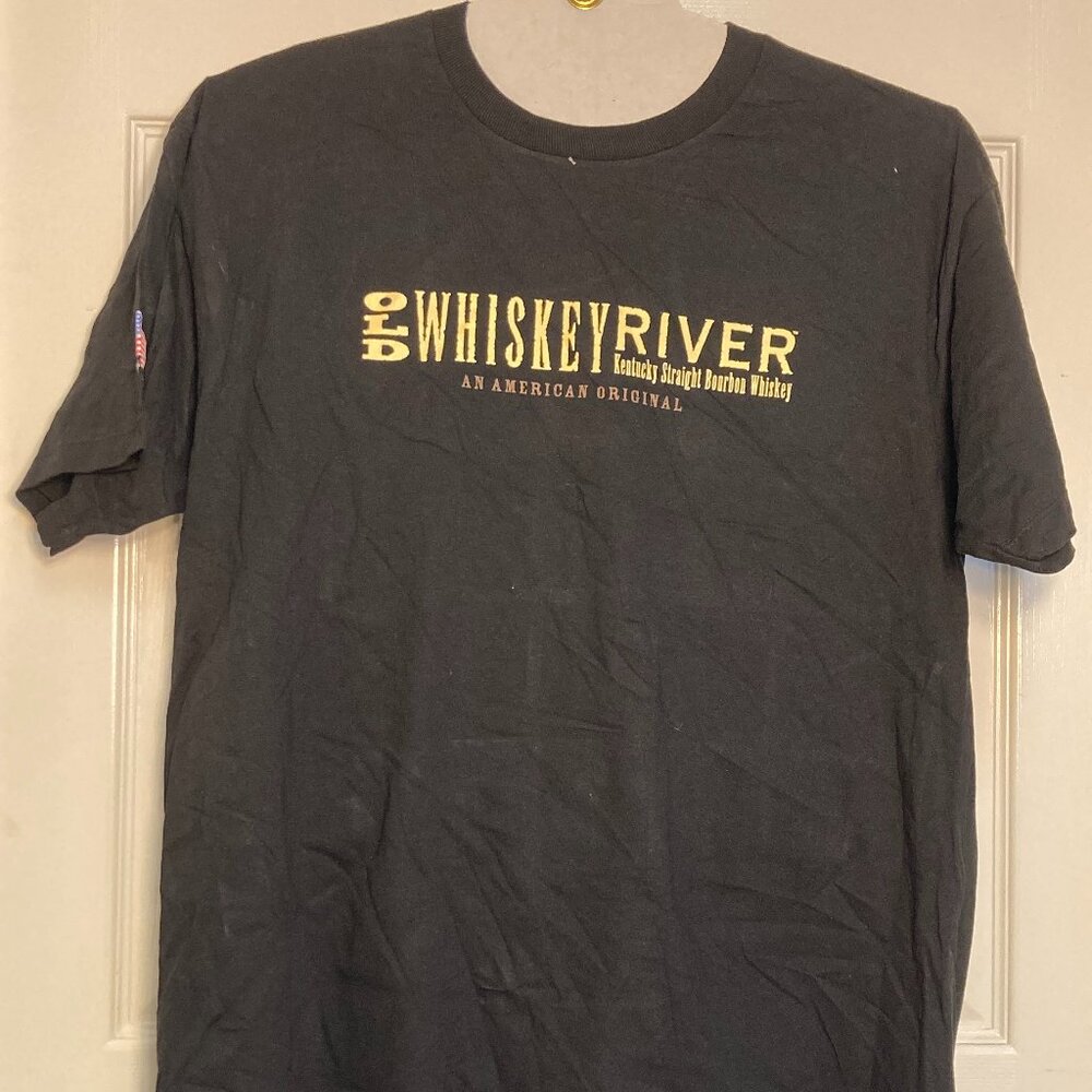 Willie Nelson Original Franks Bros' Print Tee "Old Whiskey River" print